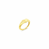 gold heart ring