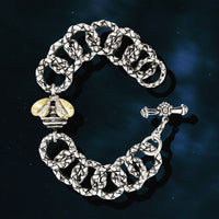 large diamond  bee bracelet