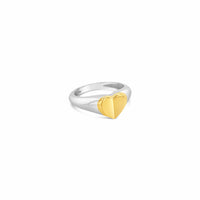 love ring silver gold