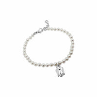 pearl bracelet silver