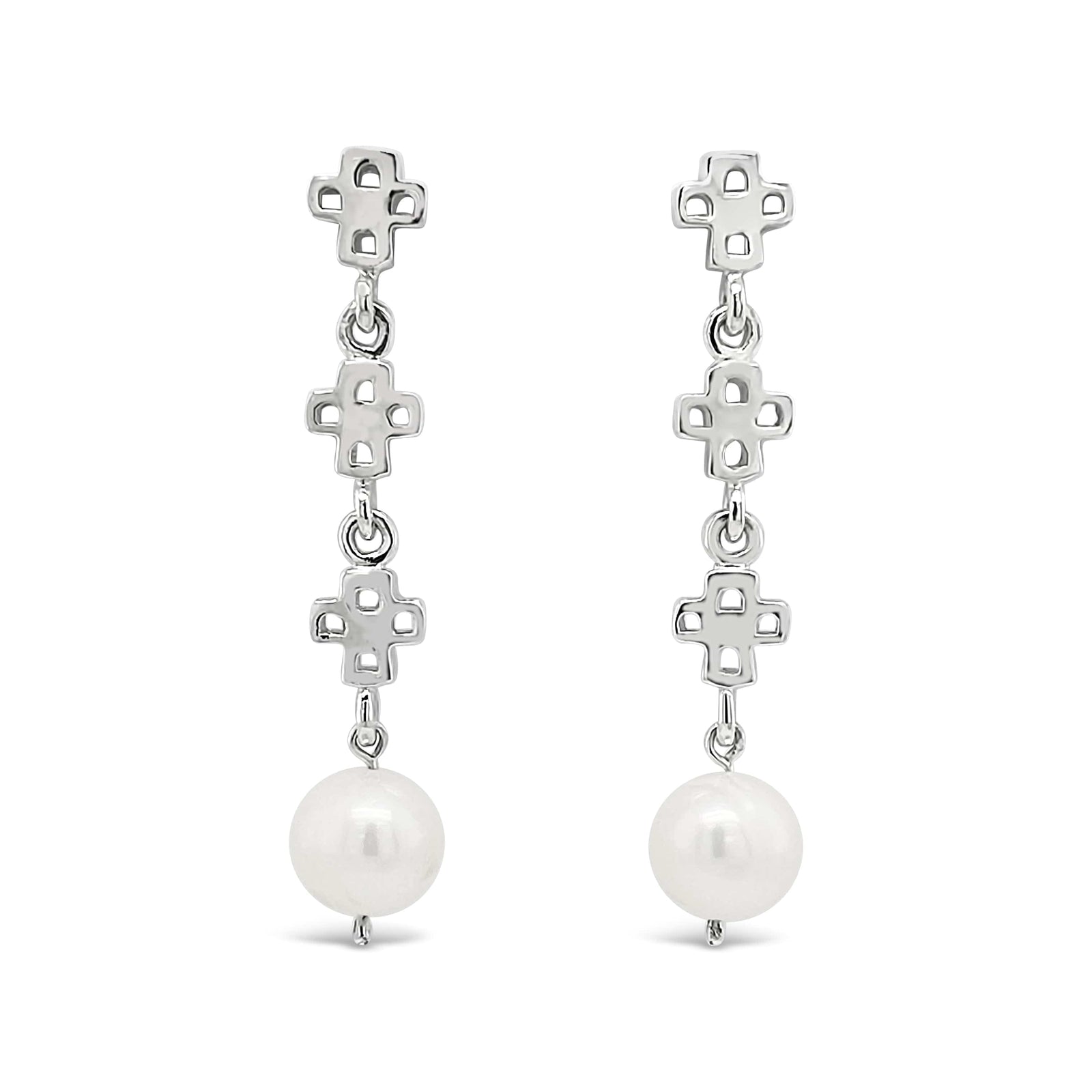 kindababy☆2 way swa pearl 'drop' earring point swa pearl drop earring - kindababy