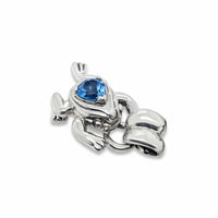 silver frog charm