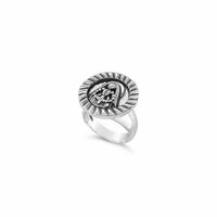 small st. rita ring silver