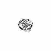 st. michael ring silver