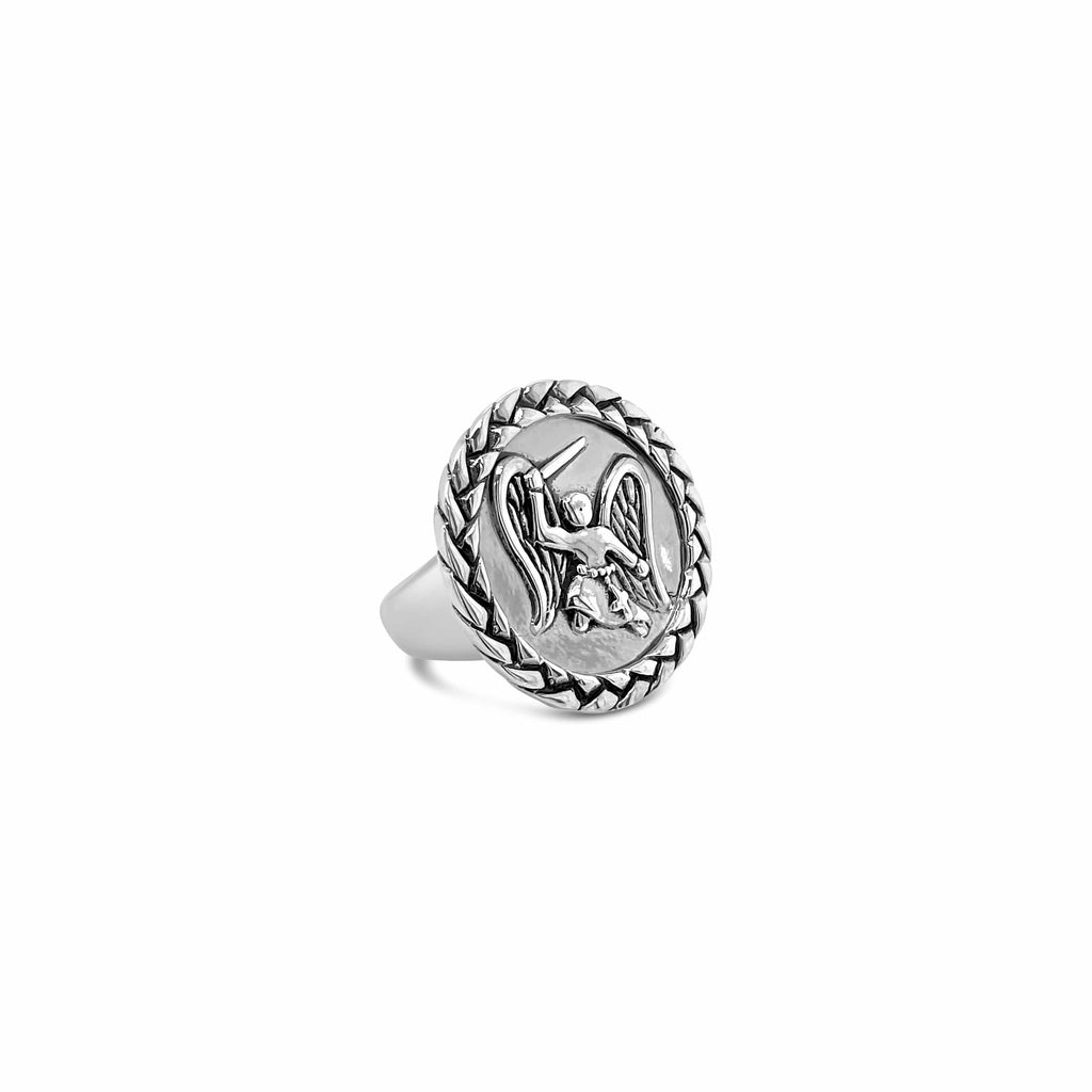 Silver St. Michael Ring - Saint By Sarah Jane