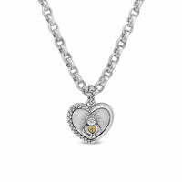 st. valentine pendant silver