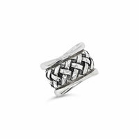 wide band ring silver