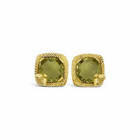 18k gold citrine earrings