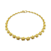 18k gold turtle necklace