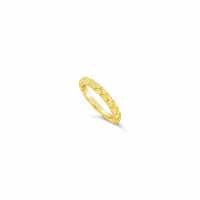 18k stacking gold rings