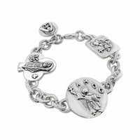 saint trinity charm bracelet