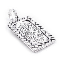 St. Thomas of Villa Nova Medal silver back view