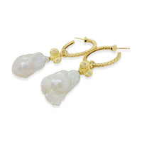 baroque pearl drop earrings