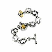 bee and flower bracelet
