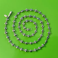 busy bee necklace silver