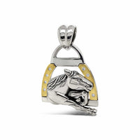 belmont horse pendant