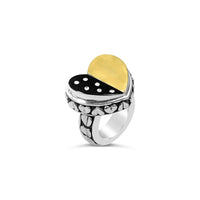 large diamond heart statement ring