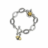blossom bracelet with bee