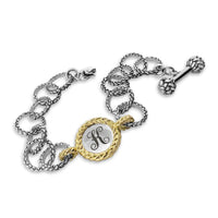 bracelet with monogram