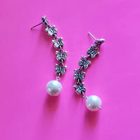 butterfly drop earring