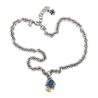 chain with blue stone