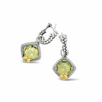 citrine hoop earrings