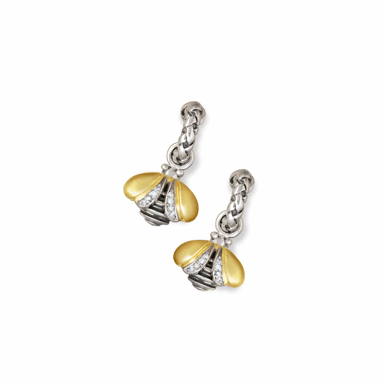 Diamond bee earrings shop