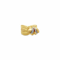 diamond bee ring 18k gold