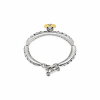 diamond bumble bee bangle bracelet