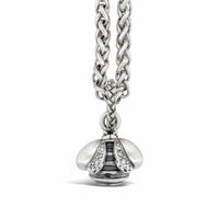 diamond bumble bee pendant