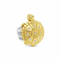 diamond turtle ring