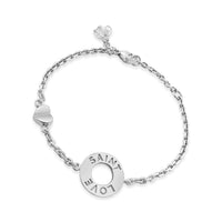 circle bracelet silver