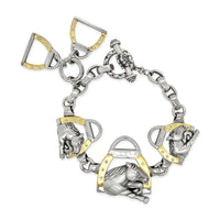 equestrian bracelet saint by sarah jane