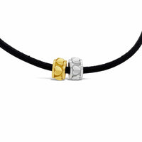 gold and platinum heart pendants