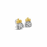 gold bee earrings with silver