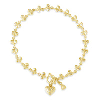 gold bee necklace with diamonds