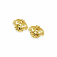 gold bumble bee earrings
