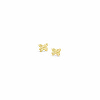 gold butterfly earring