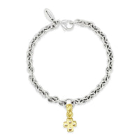 gold cross bracelet