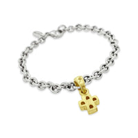 gold cross bracelet womens