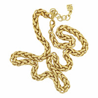 gold wheat chain necklace