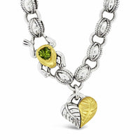 green stone necklace