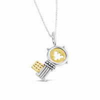 key pendant gold