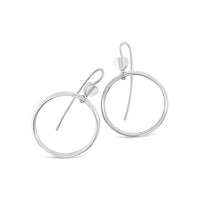 heart dangle earrings