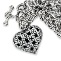 heart pendant silver