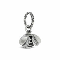 large bee pendant with diamonds