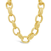 large gold chain necklace