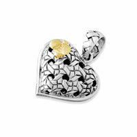 sterling silver heart pendant