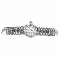 large silver turtle bracelet