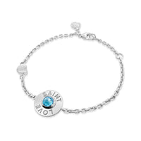 lifesaver bracelet blue topaz